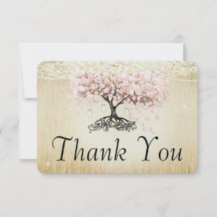 Rose Gold Fairy Lights Heart Leaf Tree Merci