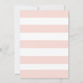 Rose Gold Femmes Invitation d'anniversaire (Dos)