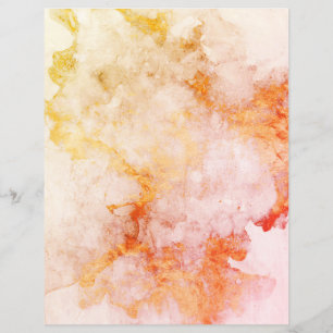 Rose Gold Fire Copper Granit Papier à rebut