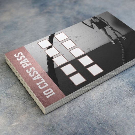 Rose Gold Fitness 10 Classe Pass Fidélité