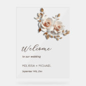 Rose Gold Fleurs 3D Mariage (Recto)