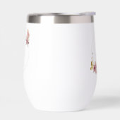 Rose Gold Floral Butterfly Custom Text (Links)