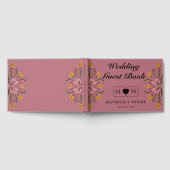 Rose Gold Floral Mariage Livre d'or (Complet)
