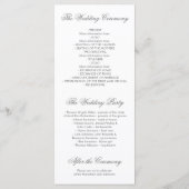 Rose Gold Floral Wreath Garden Programmes de maria (Dos)