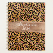 Rose Gold Foil Leopard Brush Stroke (Devant)