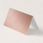 Rose Gold Foil Script Logo Carte de remerciements  (Dos)