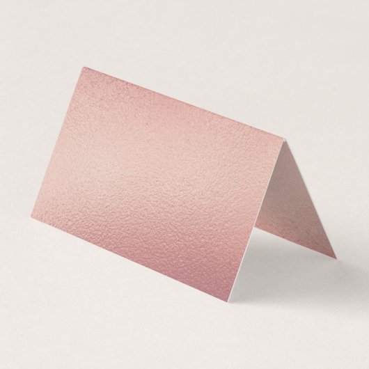 Rose Gold Foil Script Photo Enregistrer La Carte D (Dos)