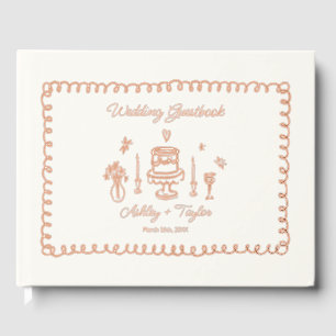 Rose Gold Foil Whimsical Mariage de plaisir