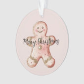 Rose Gold Gingerbread Cookie et Arbre (devant)