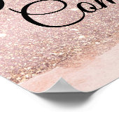 Rose Gold Girl First Holy Communion Affiche de bie (Coin)