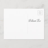 Rose Gold & Gold Foil Faire-part de mariage Tropic (Dos)