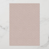 Rose Gold Graduation 2 Photos Foil Invitation (Verso)