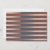 Rose Gold GRADUY PHOTO invitation Marine (Dos)