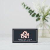Rose Gold House Services de nettoyage Carte de vis (Debout devant)