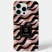 Rose Gold iPhone 13 Case Elegant Lux Personalized (Achterkant)