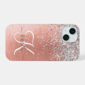 Rose Gold Jolie fille Parties scintillant argent b (Verso Horizontal)