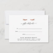 Rose Gold Lashes | Carte de certificat cadeau (Dos)