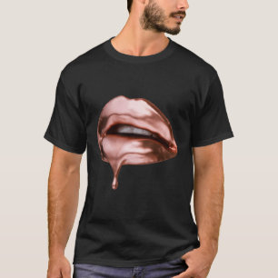 Rose Gold Lips Kiss Sweat - shirt à capuche Rose G