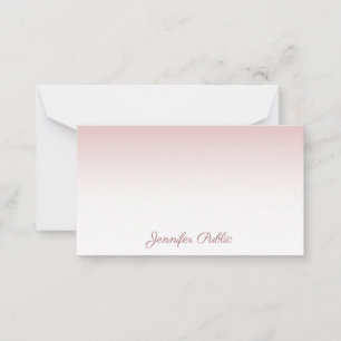 Rose Gold manuscrit Nom de script Élégant Modèle