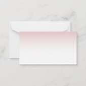 Rose Gold manuscrit Nom de script Élégant Modèle (Dos)