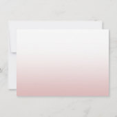 Rose Gold manuscrit Nom de script Élégant Modèle (Dos)