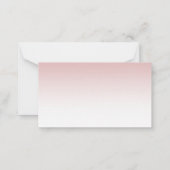 Rose Gold manuscrit Nom de script Élégant Modèle (Dos)