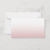 Rose Gold manuscrit Script Élégant Modèle (Dos)