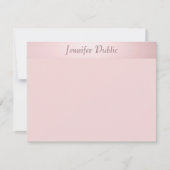 Rose Gold manuscrit Script Modèle élégant (Devant)