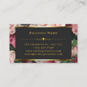 Rose Gold Maquillage Artiste Coiffeur Salon Carte (Dos)