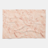 Rose Gold Marble 5 Serviette de cuisine (Horizontal)