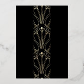 Rose GOLD - Mariage Élégant, Invitation Véritable (Verso)