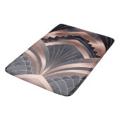 Rose Gold Navy Geometric Neo Art Deco  Badmat (Gekanteld)