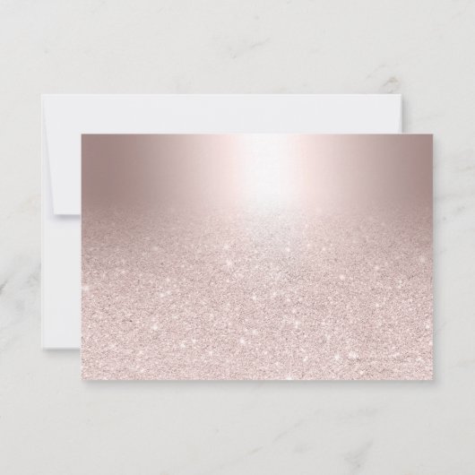 Rose gold pailleté ombre métallisé merci (Dos)