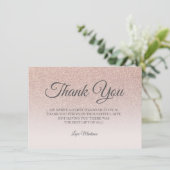 Rose gold pailleté rose tendre merci Sweet 16 (Debout devant)