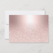 Rose gold paillettes ombré métallisé merci (Dos)