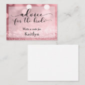 Rose Gold Parties scintillant Bokeh conseil pour l (Devant / Derrière)