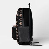 Rose Gold Parties scintillant Coeur sac à dos pers (Droite)