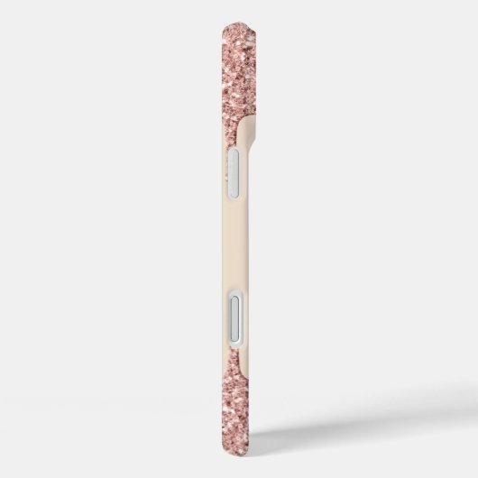Rose Gold Parties scintillant coque iphone Sparkly (Verso / Droite)