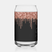 Rose Gold Parties scintillant Drips Noir 21e anniv (Droite)