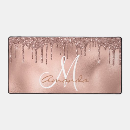 Rose Gold Parties scintillant Drives Monogram rose (Recto)