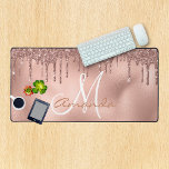 Rose Gold Parties scintillant Drives Monogram rose<br><div class="desc">Ce design a été créé par art numérique et peut être personnalisé dans la zone fournie par le changement de la photo et/ou du texte. Vous pouvez également le customiser en choisissant l'option cliquer pour customiser une autre option et supprimer ou modifier la couleur de l'arrière - plan, ajouter du...</div>