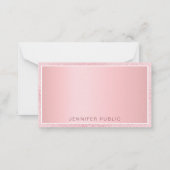 Rose Gold Parties scintillant Élégant Modèle perso (Dos)