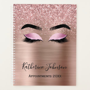Rose Gold Parties scintillant Lashes Beauté Salon 