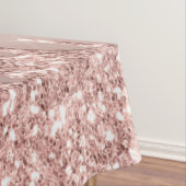 Rose Gold Parties scintillant nappe avec votre nom (In Situ)