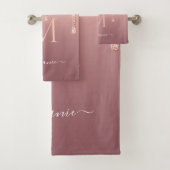 Rose Gold Parties scintillant Serviettes de bain P (En situation)
