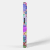 Rose Gold & Pastel Moroccan Quatrefoil Case-Mate iPhone Case (Achterkant / Rechts)