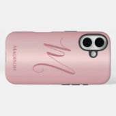 Rose Gold Personalized Case-Mate iPhone Case (Achterkant (horizontaal))