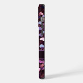 Rose Gold Pink Purple Cœurs Monogramme (Côté gauche)