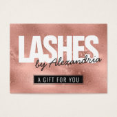 Rose Gold Pink Sparkle certificat cadeau (Devant)