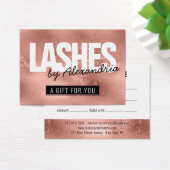 Rose Gold Pink Sparkle certificat cadeau (Bureau)